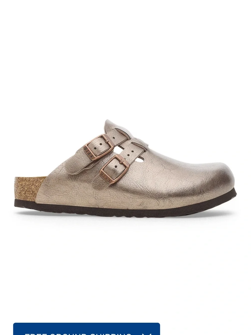 Birkenstock Kids Metallic Gold “The Kay”  Clog